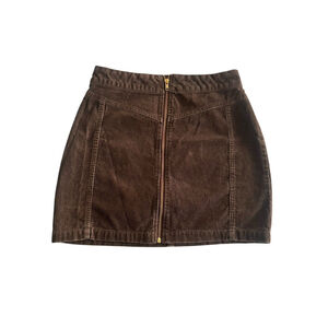 Wild Fable Brown Corduroy Skirt Women's Size 8 Mini